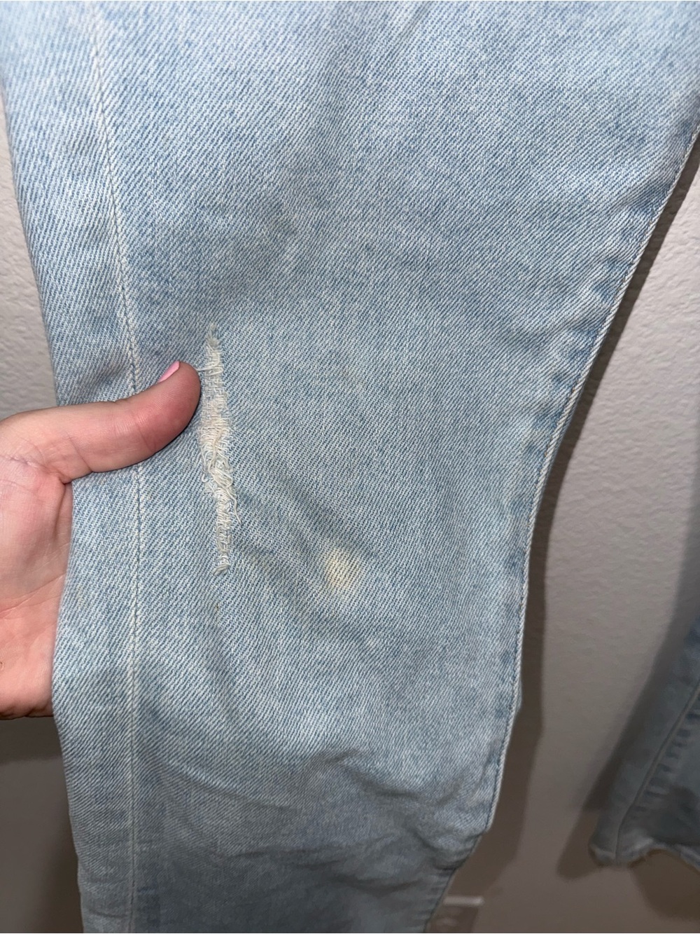 7 For All Mankind High Rise Slim Kick Crop Jeans Light Wash 26 Anthropologie - Picture 5 of 8